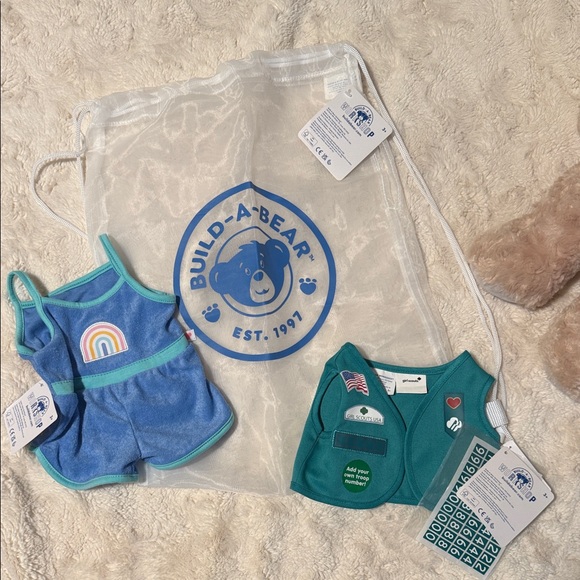 Build-A-Bear Tan Plush Teddy - Picture 2 of 4